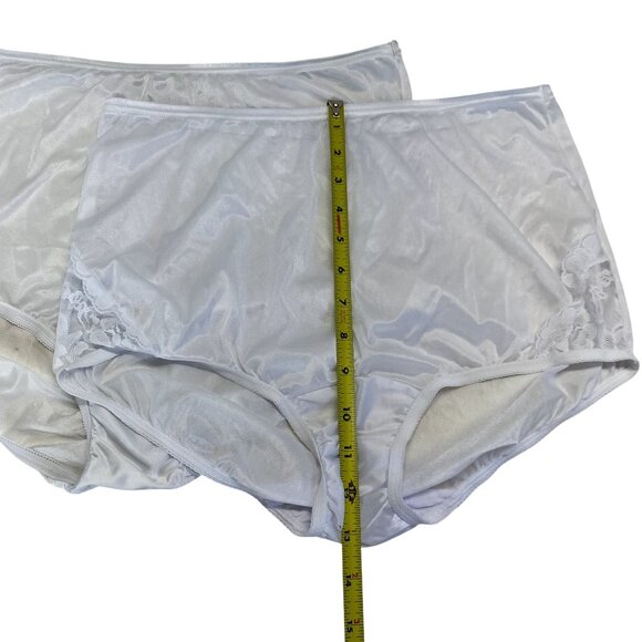 Vanity Fair Nylon Briefs Size 7/L Full Coverage Panties Underwear Lingerie - Picture 3 of 5